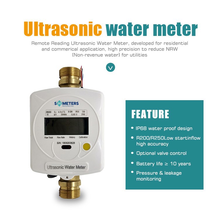 1ultrasonic water meter 2