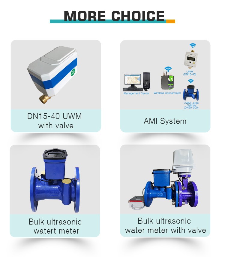 2ultrasonic water meter types